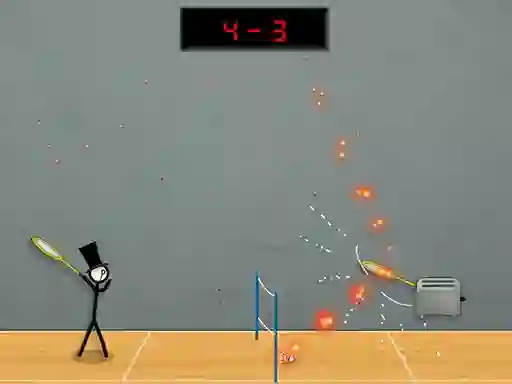 Lojë Stick Figure Badminton 3 në internet