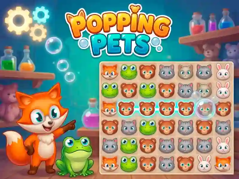 Lojë Popping Pets në internet