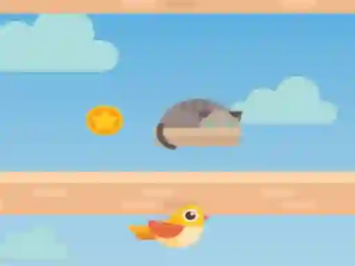 Lojë Bird Platform Jumping në internet