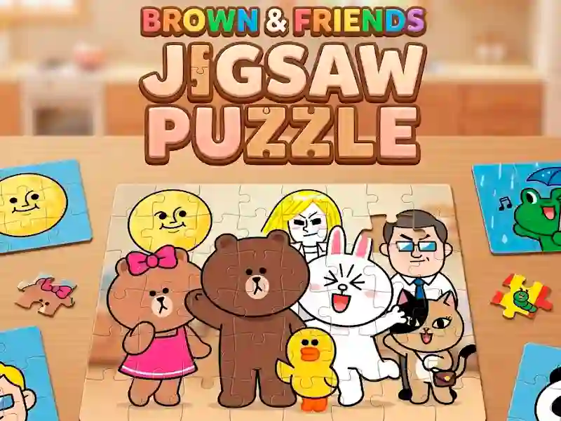 Lojë Brown And Friends Jigsaw Puzzle në internet