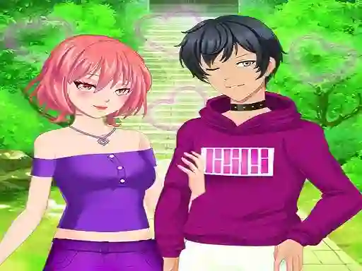 Lojë Anime Dress Up Games For Couples në internet