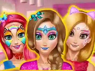 Lojë Princesses Room Face Painting në internet