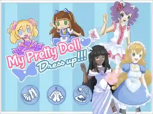 Lojë My pretty doll : Dress up në internet