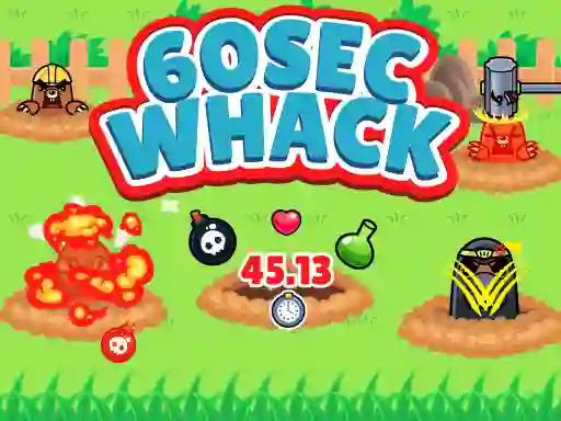 Lojë 60 Second Whack në internet