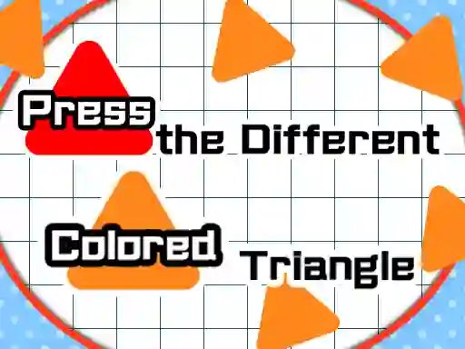 Lojë Press The Different Colored Triangle në internet
