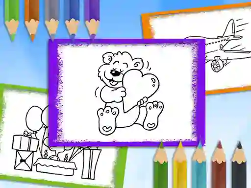 Lojë Cartoon Coloring Book në internet