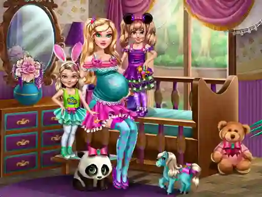 Lojë Barbie With Twins në internet
