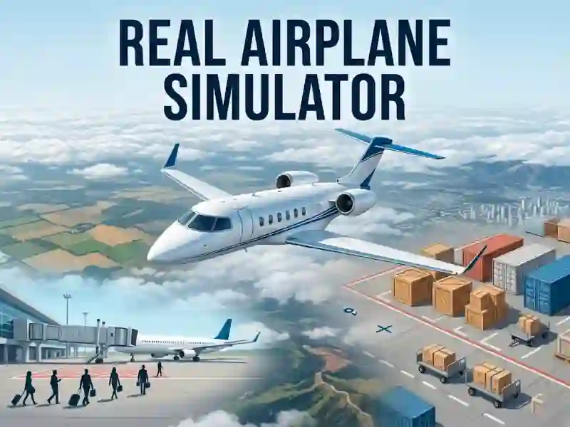 Lojë Real Airplane Simulator në internet