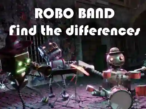 Lojë Robot Band - Find the Differences në internet