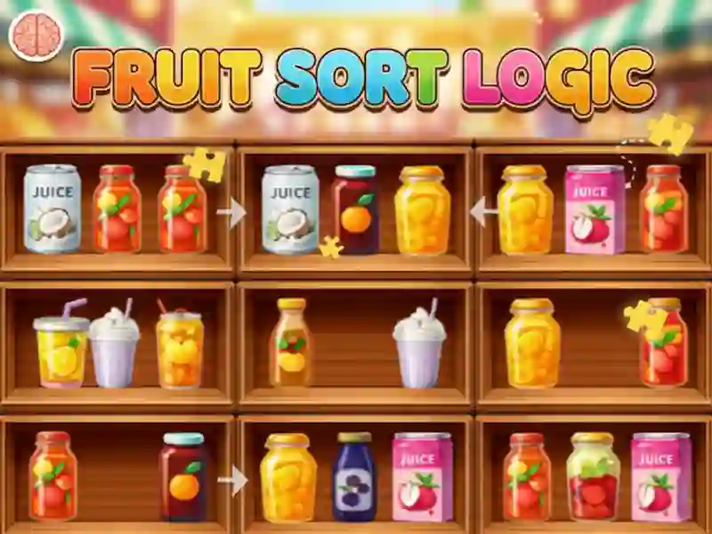 Lojë Fruit Sort Logic në internet