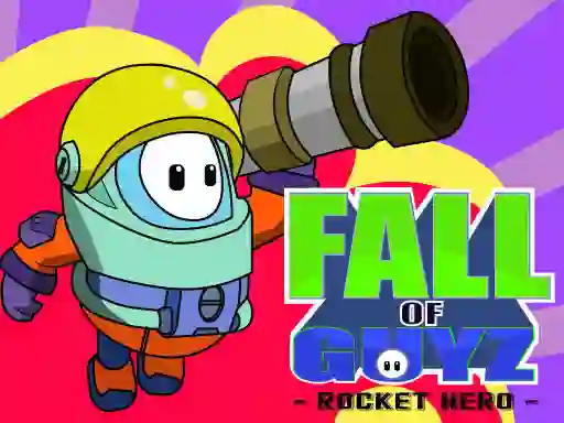 Lojë Fall Guys Rocket Hero në internet