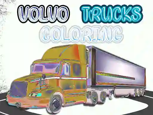 Lojë Volvo Trucks Coloring në internet