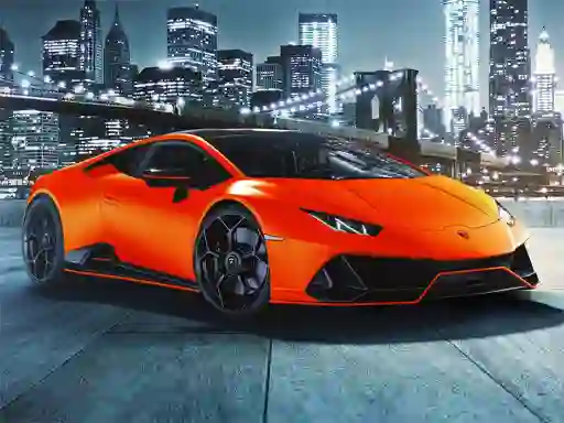 Lojë Lamborghini Huracan Evo Puzzle në internet