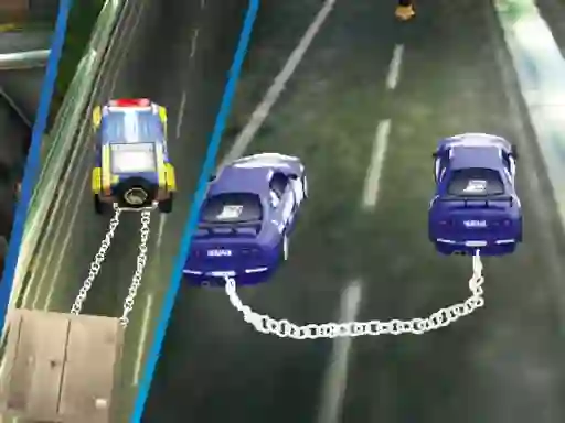 Lojë Chained Impossible Driving Police Cars në internet