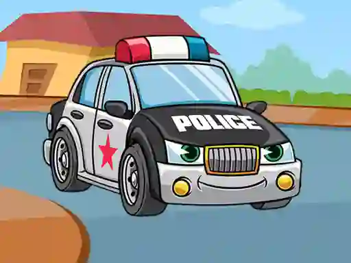 Lojë Police Cars Jigsaw në internet