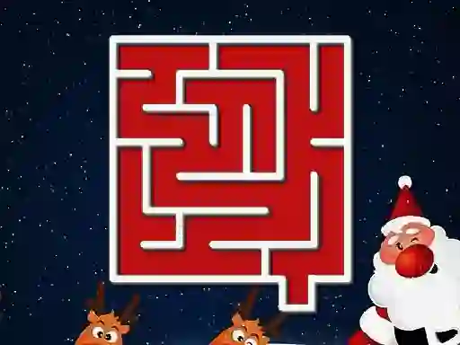 Lojë Christmas Maze në internet