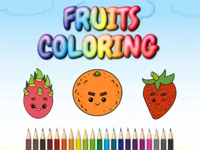 Lojë FRUITS COLORING në internet