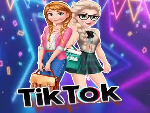 Lojë TikTok Trend: Elsa Frozen në internet