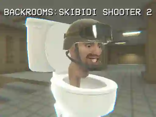 Lojë Backrooms: Skibidi Shooter 2 në internet