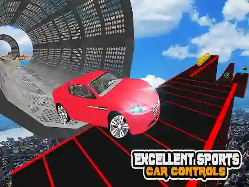 Lojë Mega Car Ramp Impossible Stunt në internet