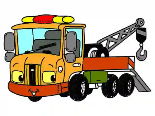 Lojë Tow Trucks Coloring në internet