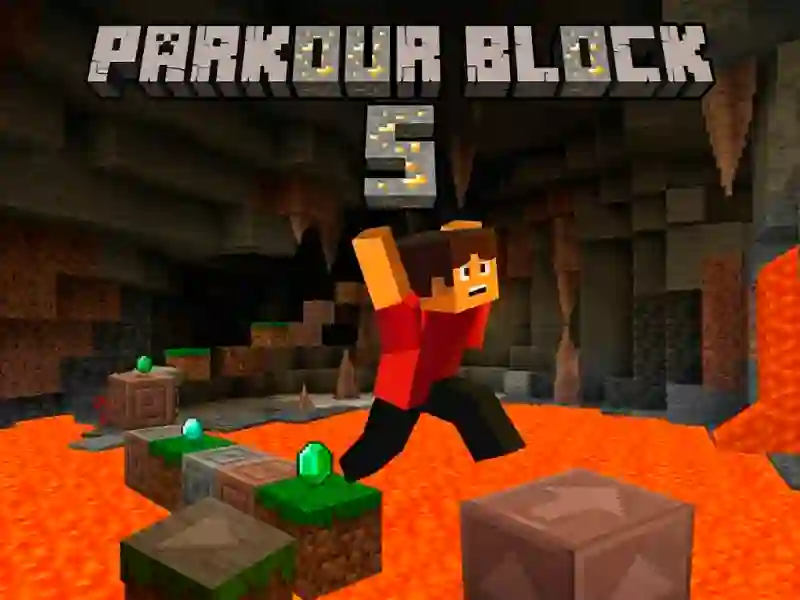 Lojë Parkour Block 5 në internet