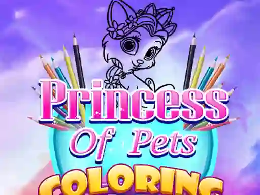 Lojë Princess Of Pets Coloring në internet