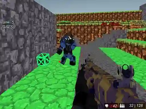 Lojë Blocky Wars Advanced Combat Swat Multiplayer në internet