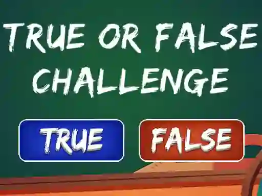 Lojë  True Or False Challenge në internet