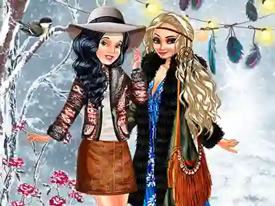 Lojë Boho Winter With Princess në internet