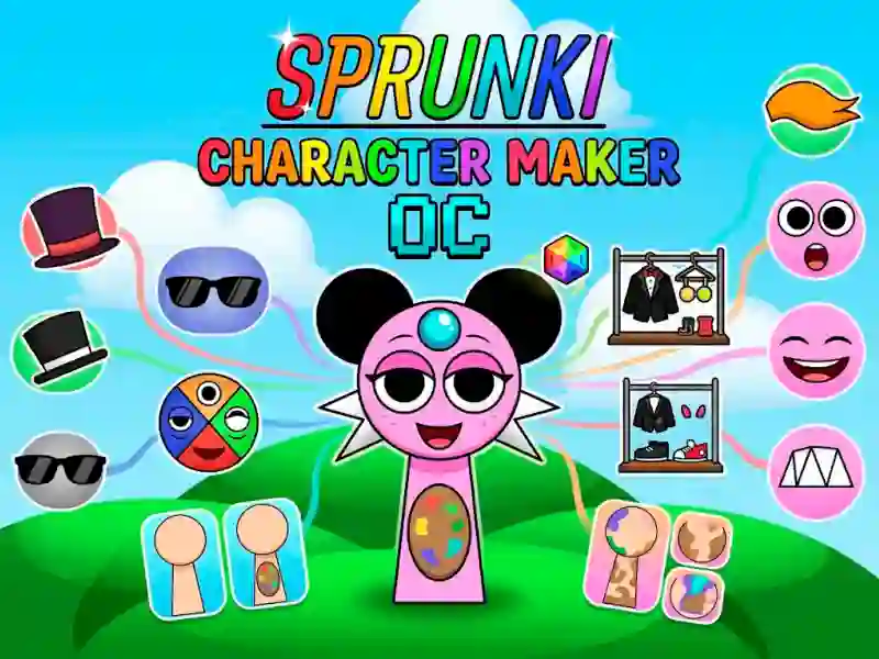 Lojë Sprunki Character Maker OC në internet