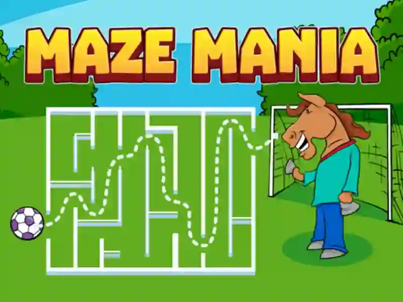 Lojë Maze Mania në internet