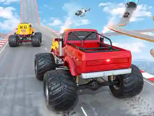 Lojë Mega Ramp Monster Truck Race në internet