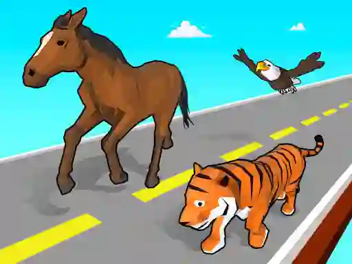 Lojë Animal Transform Race në internet