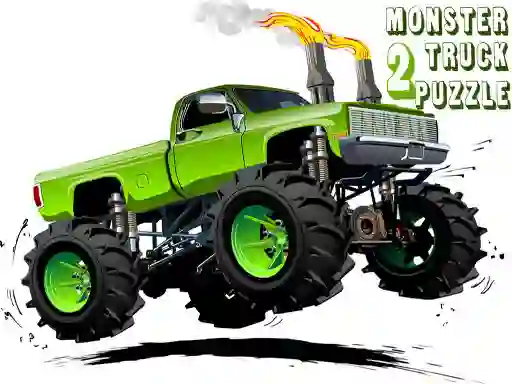 Lojë Monster Truck Puzzle 2 në internet