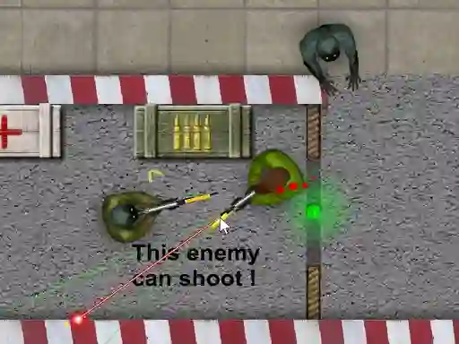 Lojë Zombie Shooting 2D në internet