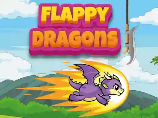 Lojë Flappy Dragons në internet