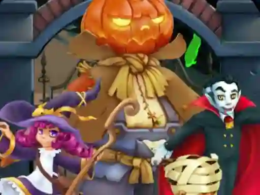 Lojë Halloween Jigsaw Deluxe në internet