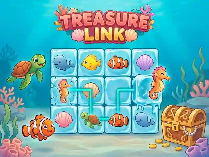 Lojë Treasure Link në internet