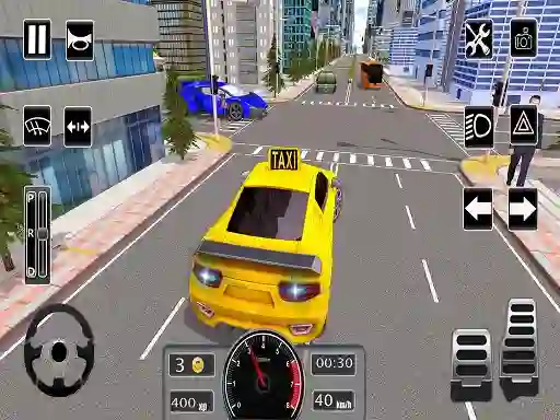 Lojë Modern City Taxi Car Simulator në internet