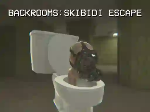 Lojë Backrooms: Skibidi Escape në internet