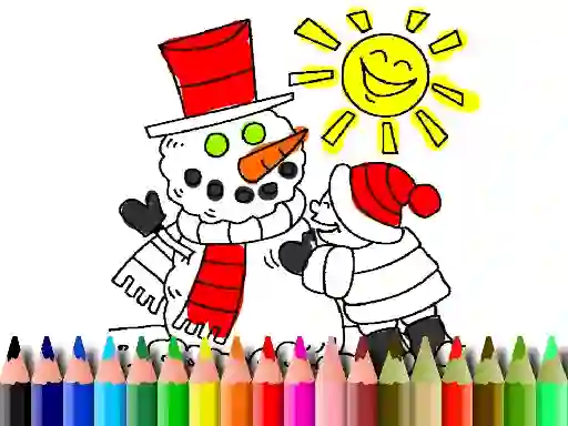 Lojë Back To School: Winter Time Coloring në internet