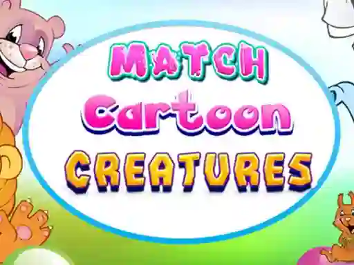 Lojë Match Cartoon Creatures në internet