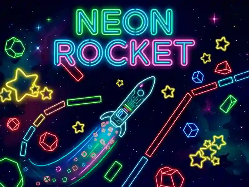 Lojë Neon Rocket në internet