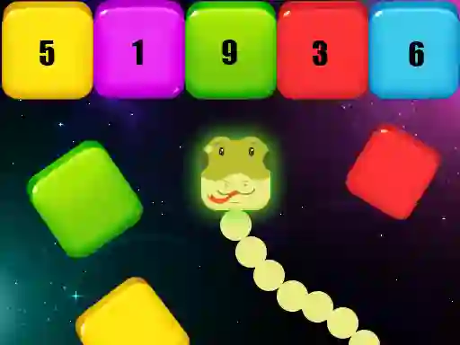 Lojë Snake Blocks and Numbers në internet