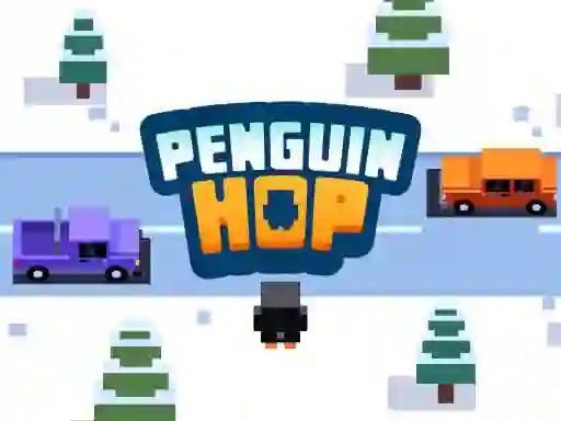 Lojë Penguin Hop në internet