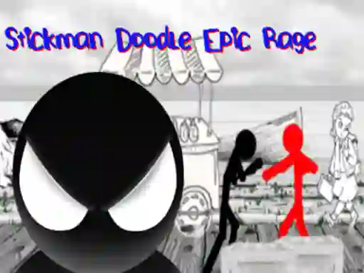 Lojë Stickman Doodle Epic Rage në internet