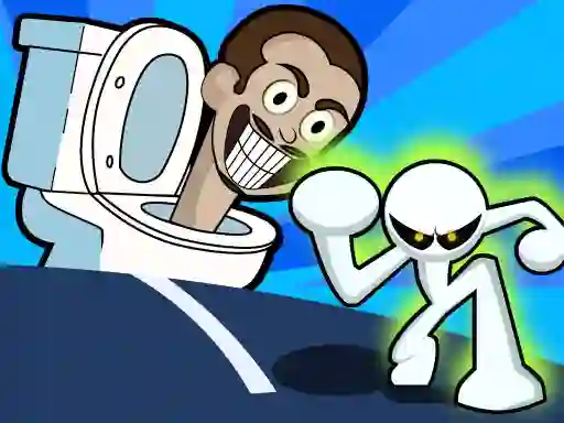 Lojë Stickman vs Skibidi Toilet në internet