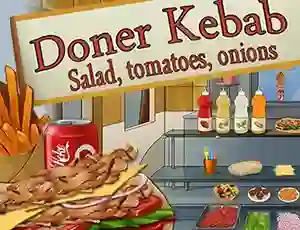 Lojë Doner Kebab Salad, Tomatoes, Onions në internet