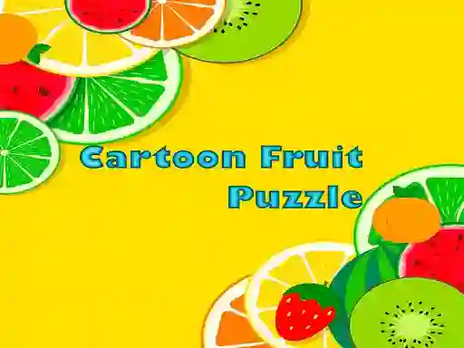 Lojë Cartoon Fruit Puzzle në internet